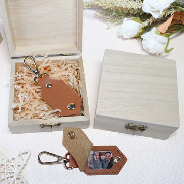 DIY Picture Key Chains,Custom Keychain With Picture, Llaveros(Brown) Personalizados Customized Keychain Gifts For Women Boyfriend Husband Mens - uniqicon