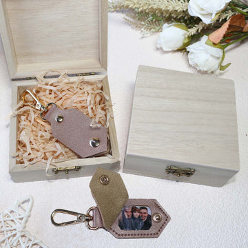 DIY Picture Key Chains,Custom Keychain With Picture, Llaveros(Light Brown) Personalizados Customized Keychain Gifts For Women Boyfriend Husband Mens - uniqicon