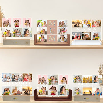 Personalised Mothers Day Multiple Photo Frames,Picture Gifts for Mum Birthday, Mother And Daughter Keepsake, Presents On Her Mums Best Birthday from Kids - uniqicon